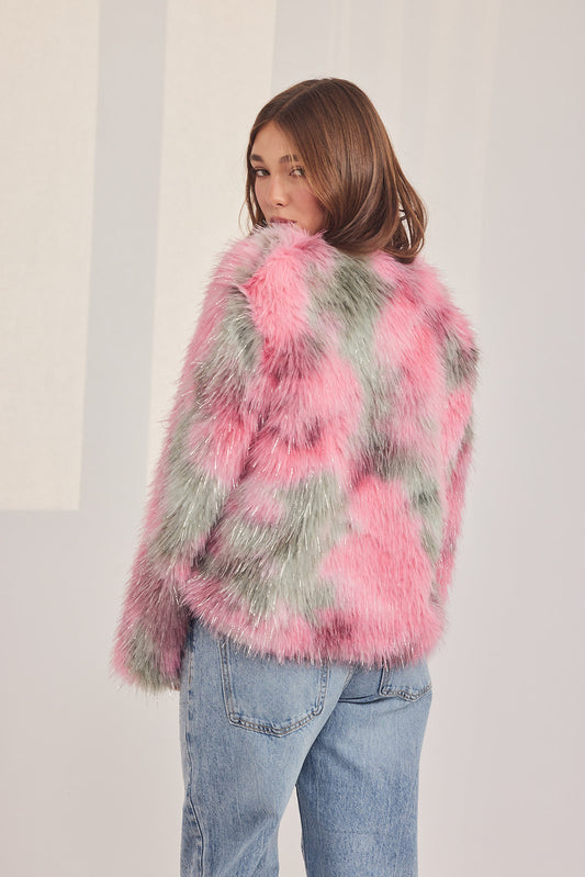 מעיל בלייר - פארטי ורוד