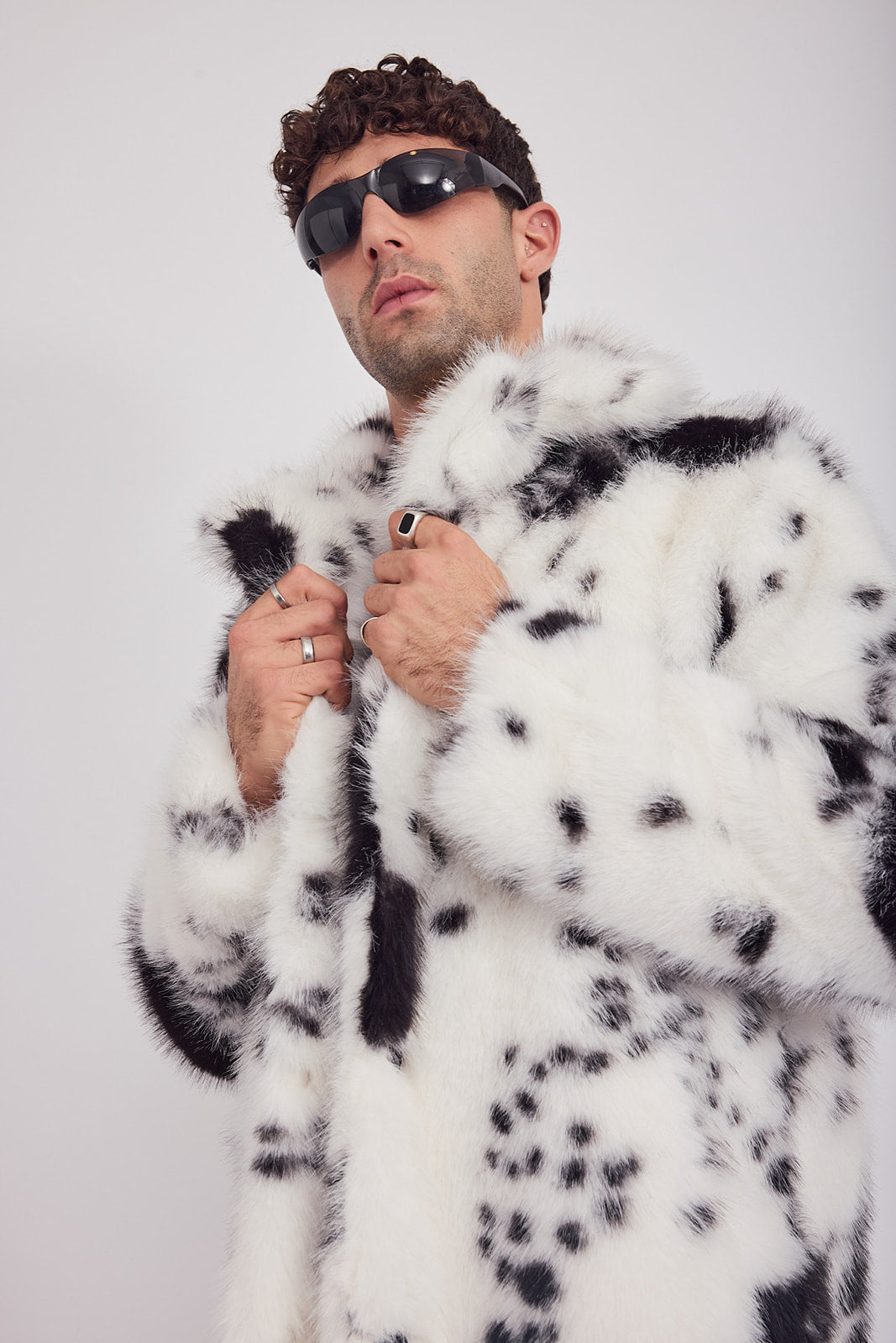 The Coat NH + בלי כובע פרה שחור לבן