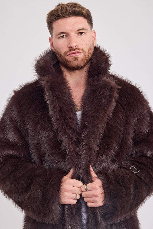 The Coat NH + בלי כובע סופי חום כהה