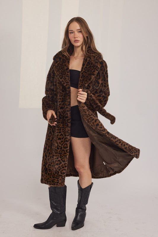 Liora Coat - מעיל ליאורה מנומר