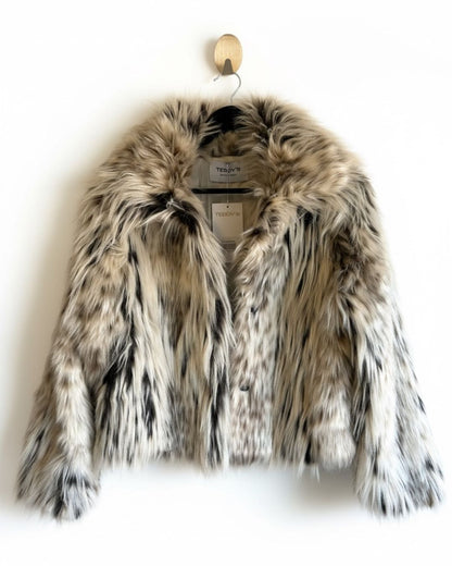 מעיל נתנאלה - שחור לבן