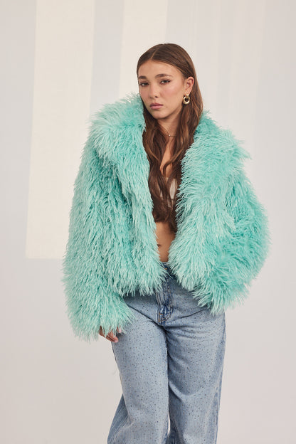 Elis Coat - פרווה מתולתלת