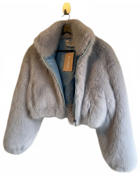 מעיל סקיי - תכלת