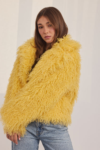 Elis Coat - פרווה מתולתלת