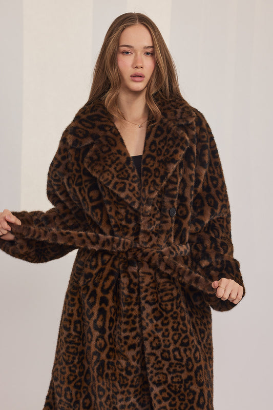 Liora Coat - מעיל ליאורה מנומר