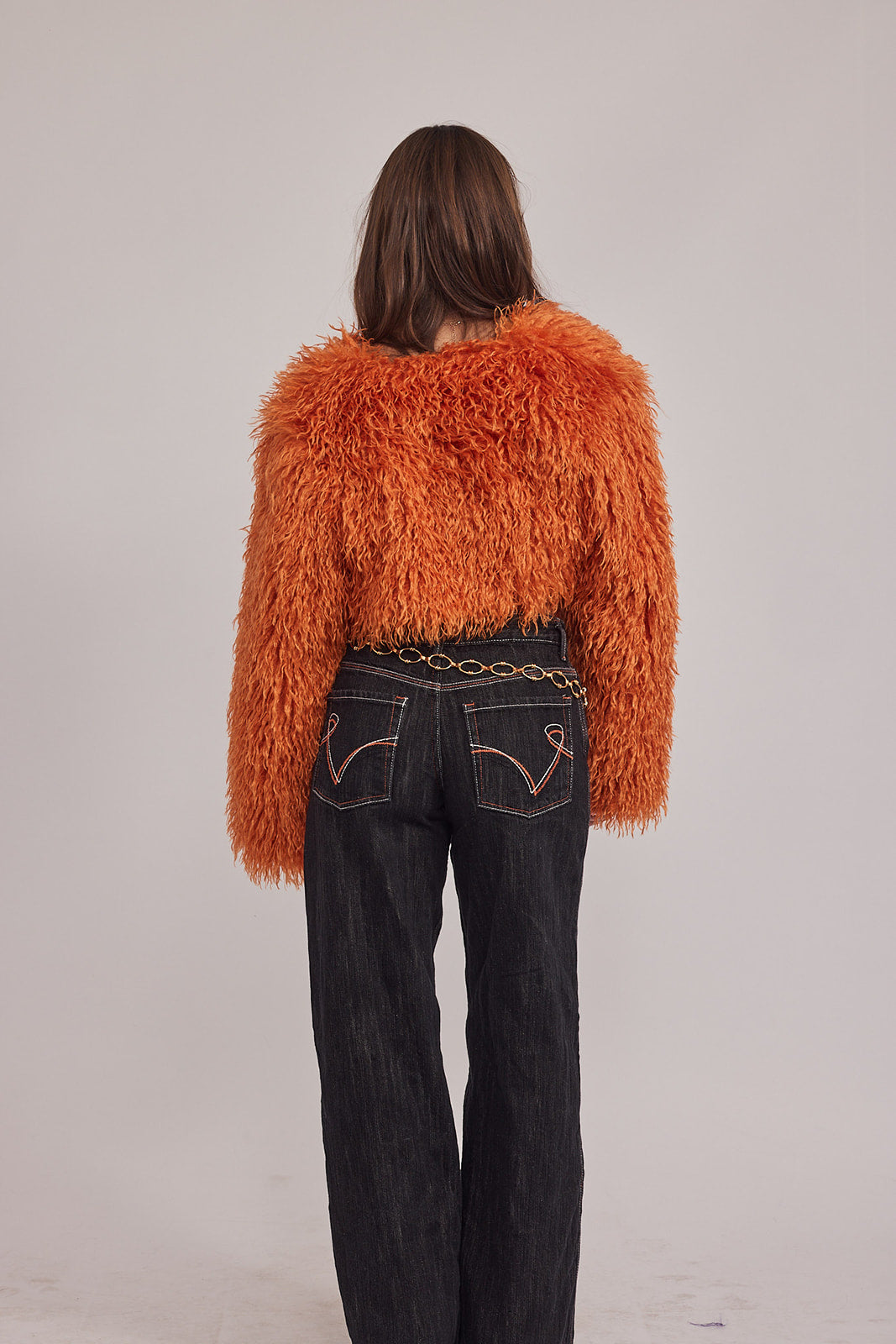 Celina Coat - שרוולון מתולתל