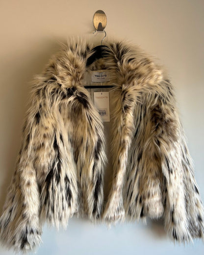 מעיל נתנאלה - שחור לבן