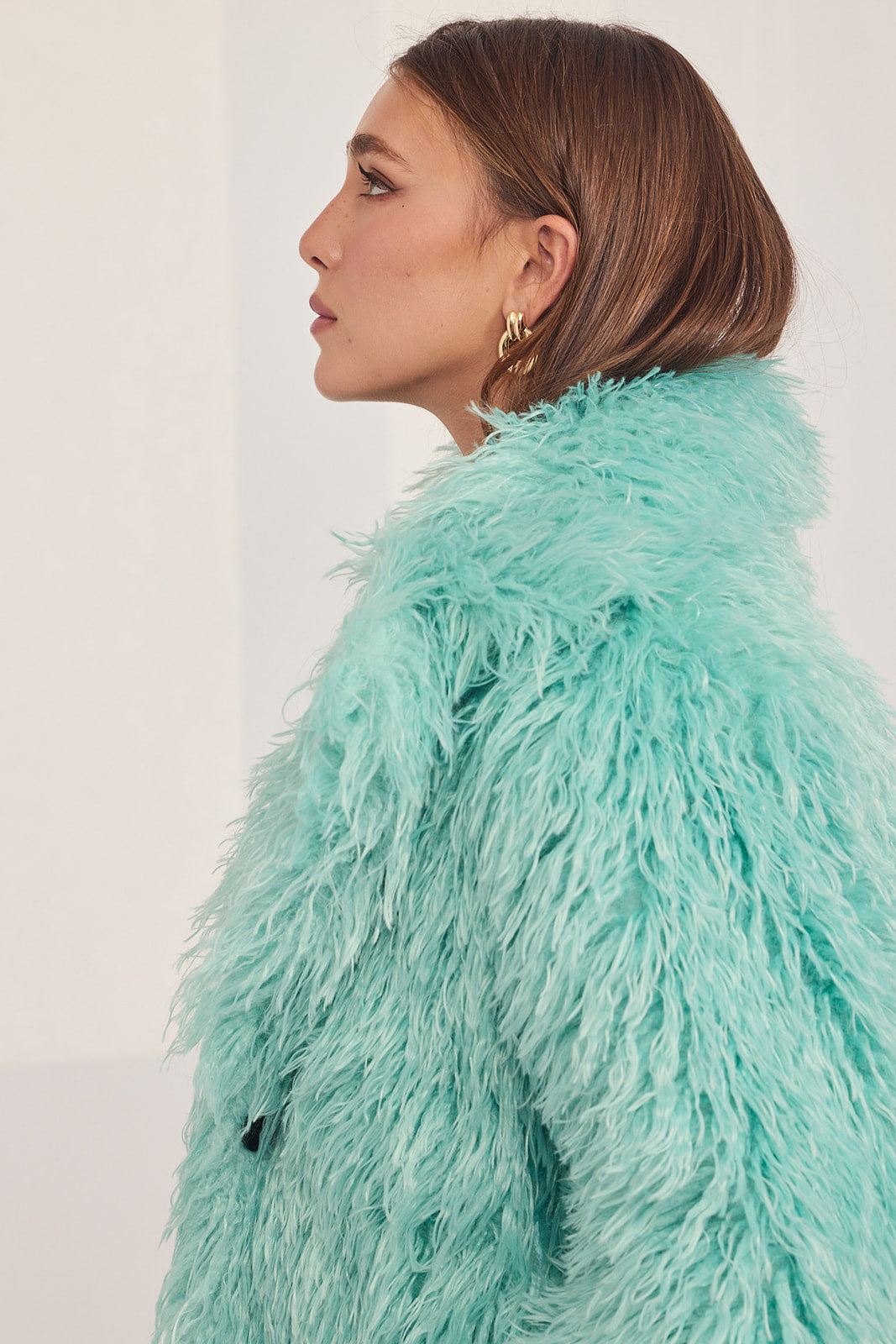 Elis Coat - פרווה מתולתלת