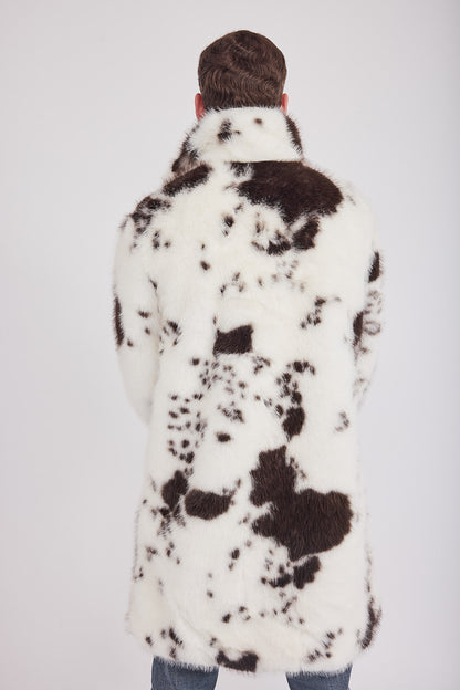 The Coat NH + בלי כובע פרה חום לבן