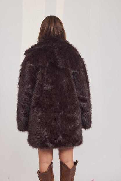 The Coat NH - בלי כובע סופי חום כהה