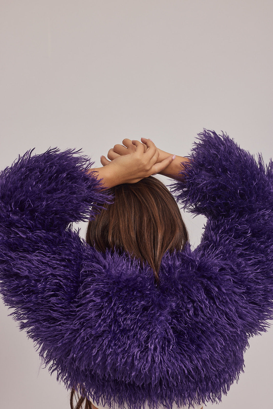 Celina Coat - שרוולון מתולתל