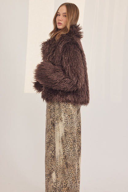 Elis Coat - פרווה מתולתלת