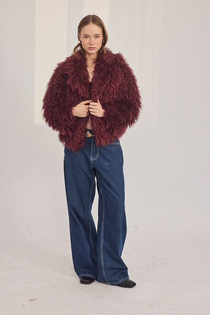 Elis Coat - פרווה מתולתלת