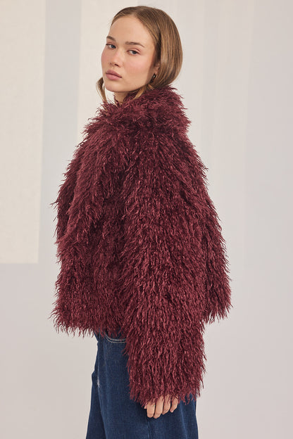 Elis Coat - פרווה מתולתלת