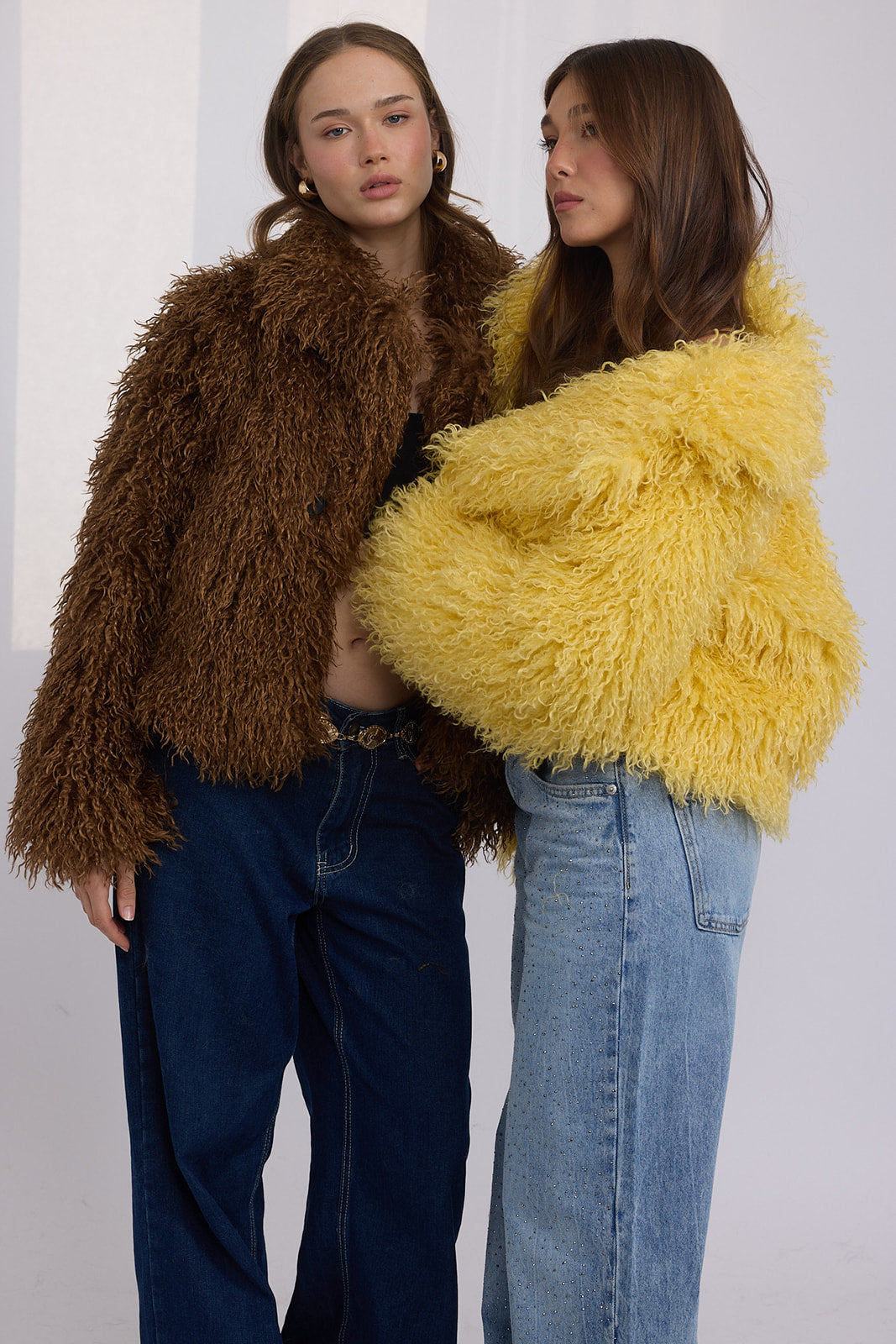 Elis Coat - פרווה מתולתלת