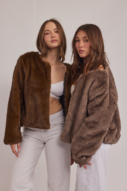 Blair Coat - פרווה מינק