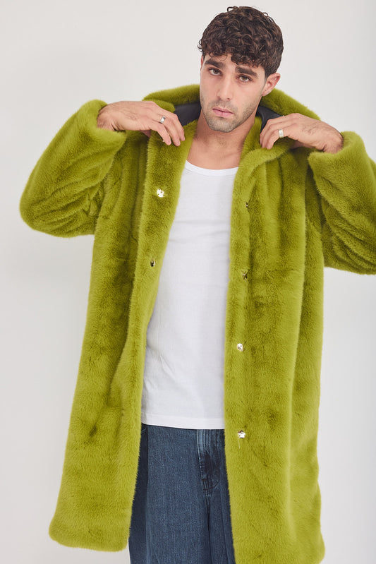 The Coat WH + עם כובע ראביט ירוק