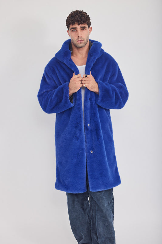 The Coat WH + עם כובע ראביט כחול