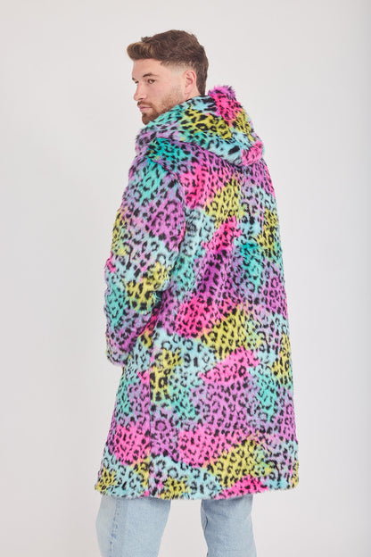 The Coat WH + עם כובע נמר צבעוני