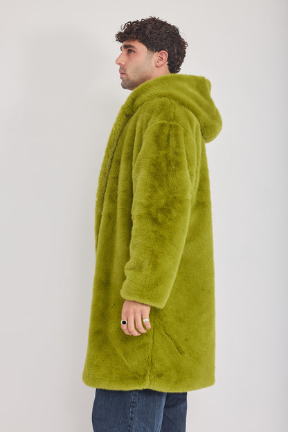 The Coat WH + עם כובע ראביט ירוק