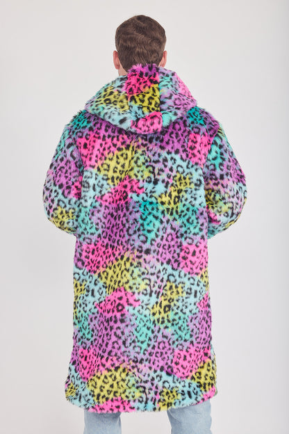 The Coat WH + עם כובע נמר צבעוני