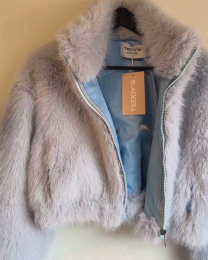 מעיל סקיי - תכלת