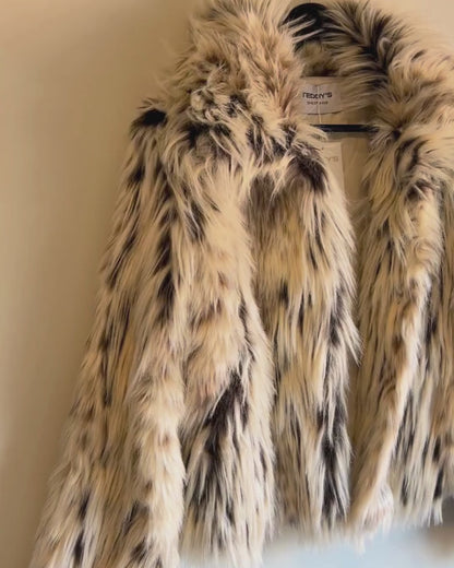 מעיל נתנאלה - שחור לבן